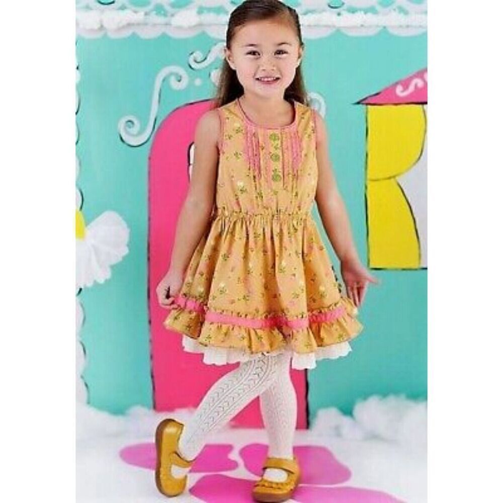 MATILDA JANE DELECTABLE GOODIES DRESS Happy & Free sleeveless size 2